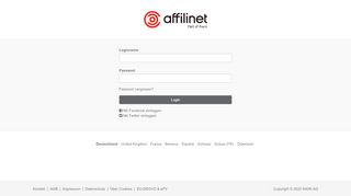 
                            1. Login - affilinet - Awin