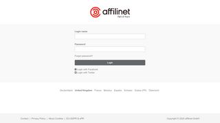 
                            1. Login - affilinet