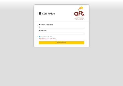 
                            2. Login - AFTnet