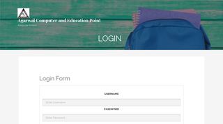 
                            5. Login – Agarwal Computer and Education Point