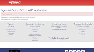 
                            2. Login | Agemed Planos de Saúde Empresarial