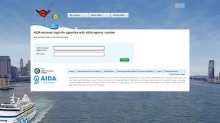 
                            1. Login Agency with contract - AIDA Kreuzfahrten