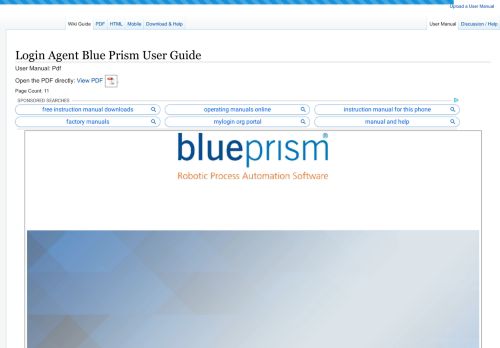 
                            5. Login Agent Blue Prism User Guide - UserManual.wiki