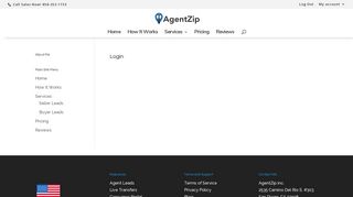 
                            1. Login | Agent Zip - Real Estate Leads