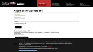 
                            5. Login - Agenzie 365 - Agenzie di viaggio nelle Grandi Stazioni ...