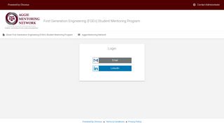 
                            10. Login - Aggie Mentoring Network