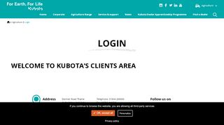 
                            11. Login - Agriculture Kubota