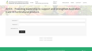 
                            8. login - AHEIA | Australian Horticultural Exporters and Importers ...