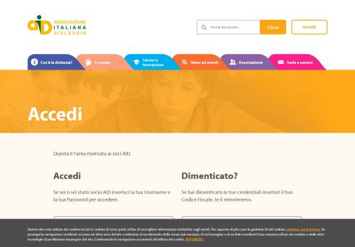 
                            7. Login | AID Associazione Italiana Dislessia