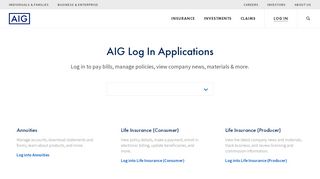 
                            9. Login - AIG.com