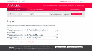 
                            1. Login | Air Arabia