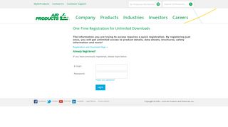 
                            2. Login - Air Products and Chemicals, Inc.