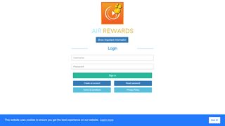 
                            4. Login - Air Rewards