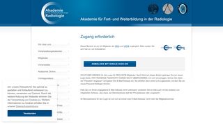 
                            2. Login | Akademie für Fort- und Weiterbildung in der Radiologie