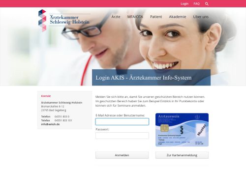 
                            2. Login AKIS - Ärztekammer Info-System | Ärztekammer Schleswig ...