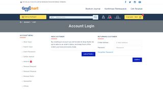 
                            9. Login Akun - Grobmart.com - Toko Buku Online