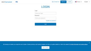 
                            9. Login - ALD carmarket France