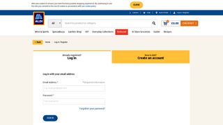 
                            9. Login - ALDI UK