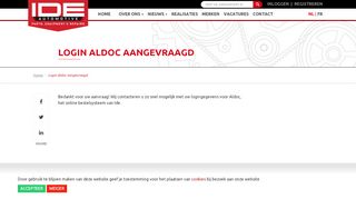 
                            12. Login Aldoc aangevraagd | Ide Automotive