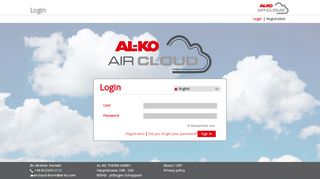 
                            6. Login - ALKO AirCloud