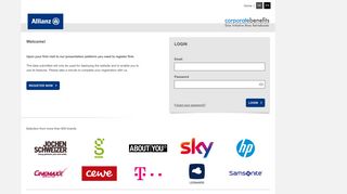 
                            2. Login - Allianz - corporate benefits