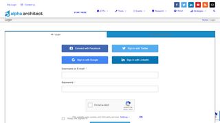 
                            13. Login - Alpha Architect