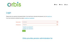 
                            9. Login - Altair Member Self-Service - Orbis provides pension ...