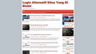 
                            8. Login Alternatif Situs Yang Di Blokir | Just another WordPress site