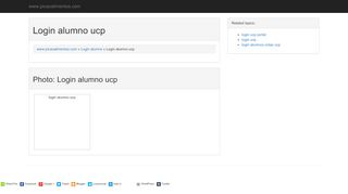 
                            7. Login alumno ucp - Picao Alimentos