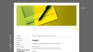 
                            13. Login - AMANA Consulting (de)