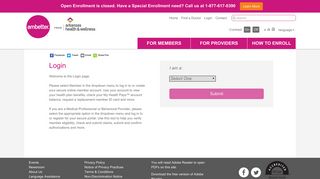 
                            6. Login | Ambetter from Arkansas Health & Wellness