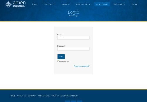 
                            5. Login – AMEN