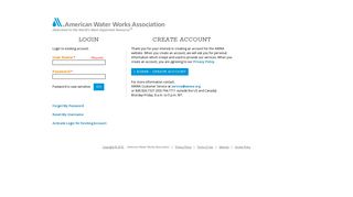 
                            4. Login - American Water Works Association