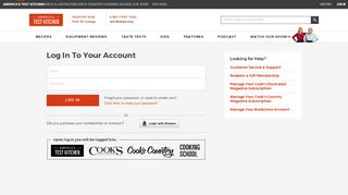 
                            1. Login - America's Test Kitchen