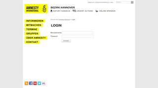 
                            8. Login - Amnesty International - Hannover