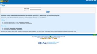 
                            5. Login - Anac