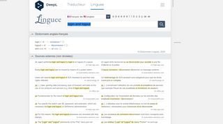 
                            2. login and logout - Traduction française – Linguee