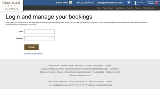 
                            8. Login and manage your bookings - Paloma Beach Apartments