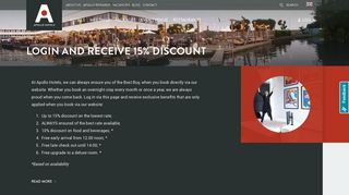 
                            4. Login and receive 15% discount - Apollo Hotels
