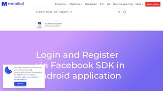 
                            6. Login and Register via Facebook SDK in android application - Mobikul