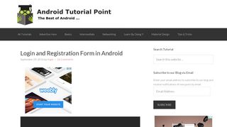 
                            10. Login and Registration Form in Android