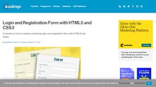
                            9. Login and Registration Form with HTML5 and CSS3 - ...