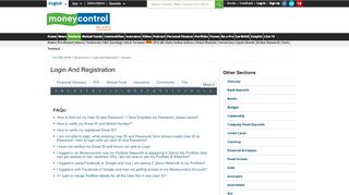 
                            11. Login And Registration Glossary: What is Login And ... - Moneycontrol