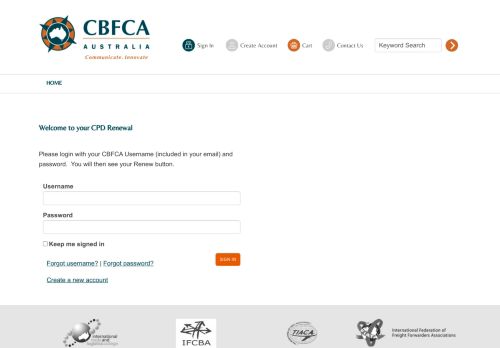 
                            10. Login and Renew CPD - Sign In