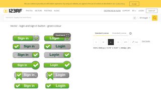 
                            2. Login And Sign In Button - Green Colour Royalty Free Cliparts ...