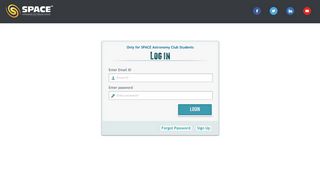 
                            7. Login and Sign up Form - SPACE India