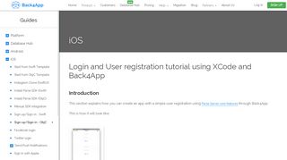 
                            2. Login and User registration tutorial using XCode and Back4App ...