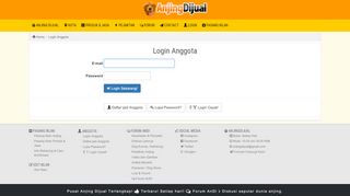 
                            6. Login Anggota - AnjingDijual