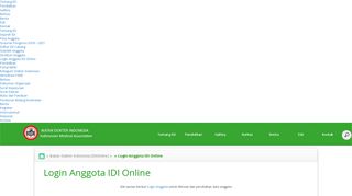 
                            1. Login Anggota IDI Online