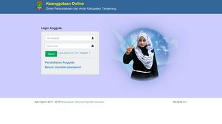 
                            3. Login Anggota - Perpustakaan Nasional